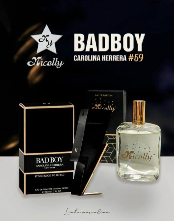 Perfume numeral Nicolly Bad boy Carolina Herrera #59