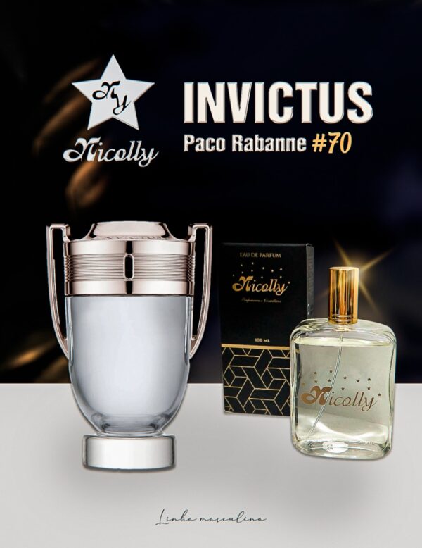 Perfume Nicolly Invictus Paco Rabanne #70