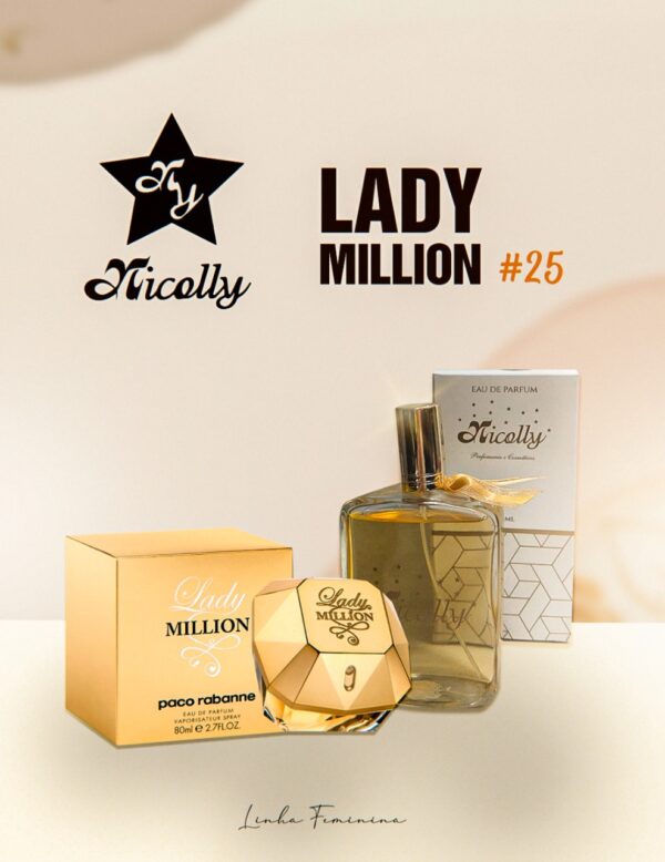 Perfume numeral nicolly #25 lady million